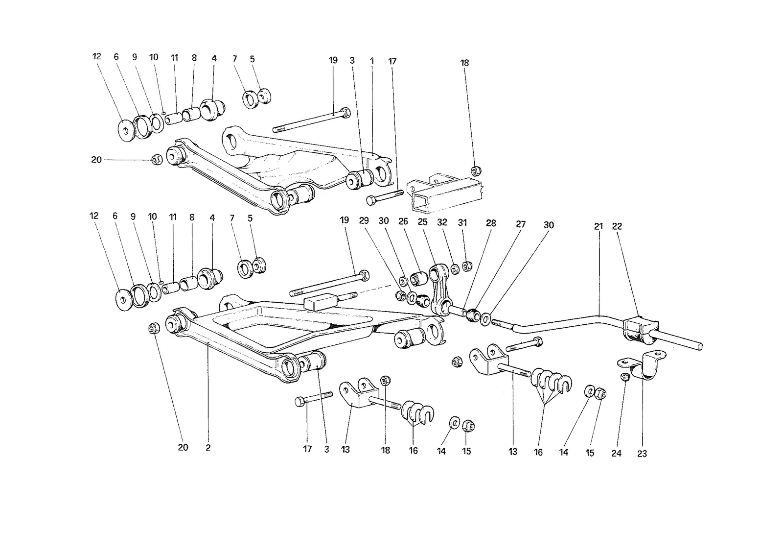 Rear Suspension - Wishbones