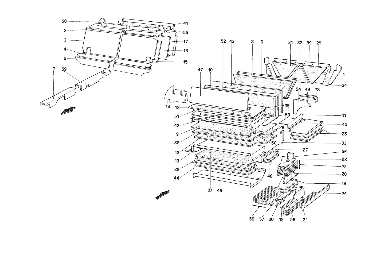 Passenger and Luggage Compartments Insulation