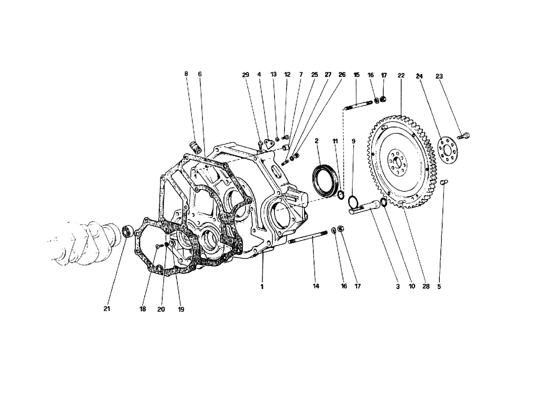 Flywheel And Clutch Housing Spacer