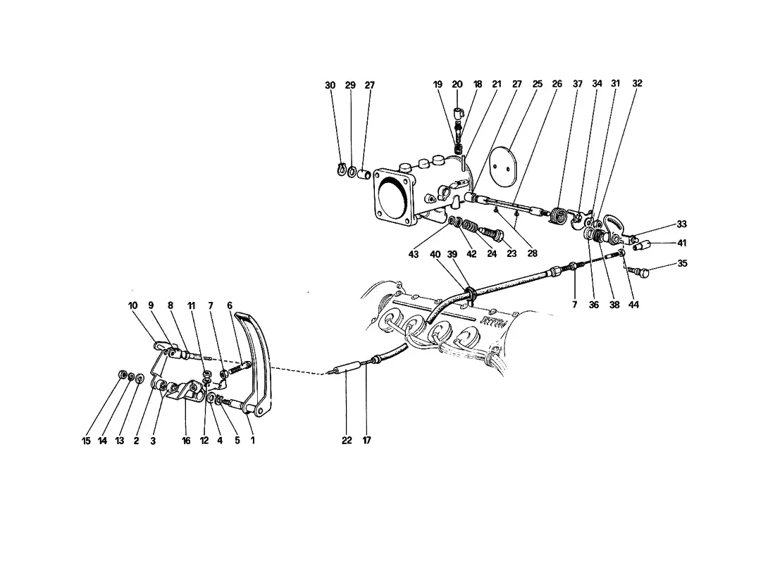 Throttle Housing And Linkage