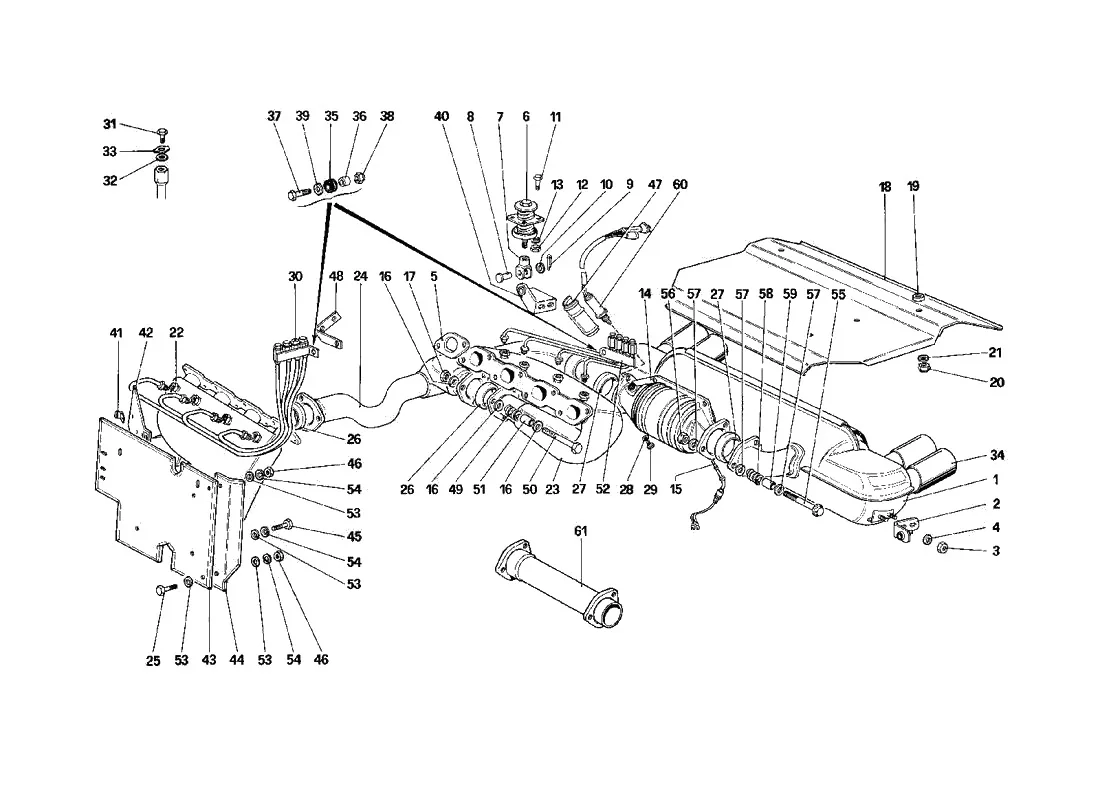 Exhaust System (For Us And Sa Version)