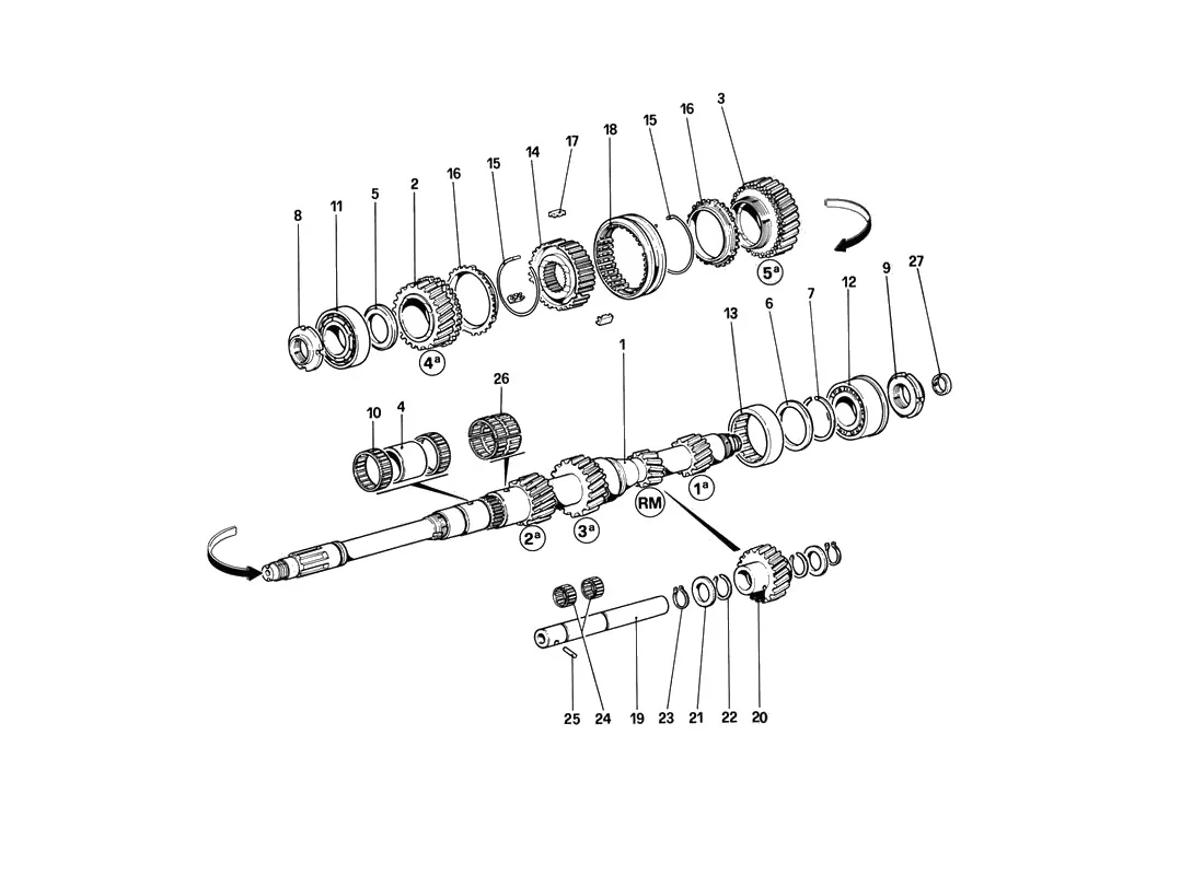 Main Shaft Gears