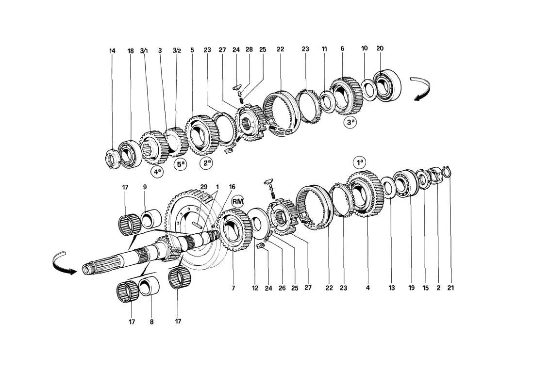 Lay Shaft Gears