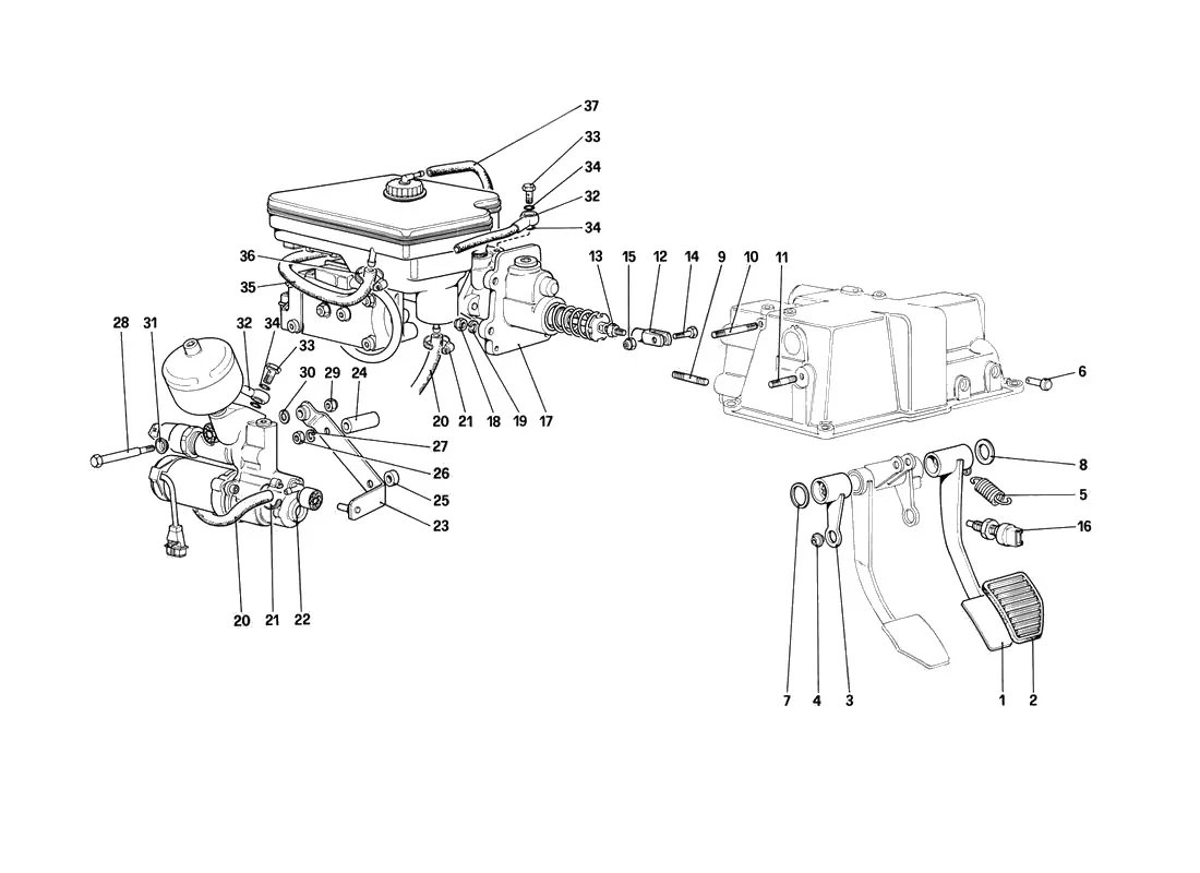 Brake Hydraulic System (For Car With Antiskid System)