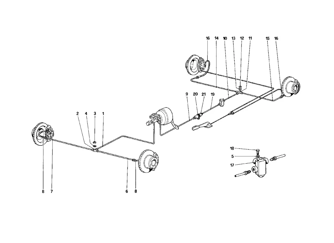 Brake System (For Car Without Antiskid System)