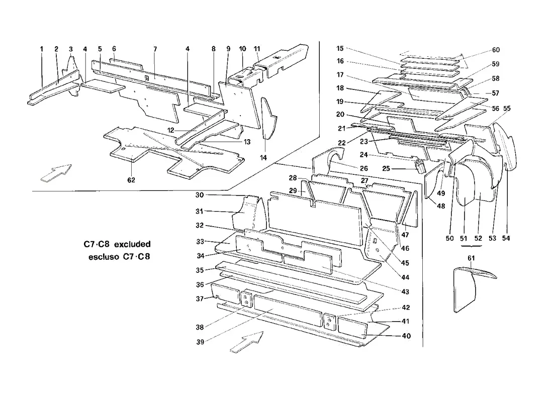 Luggage And Passenger Compartment, Insulation - Cab