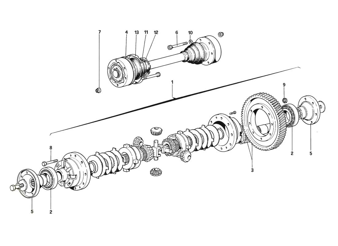 Differential And Axle Shaft
