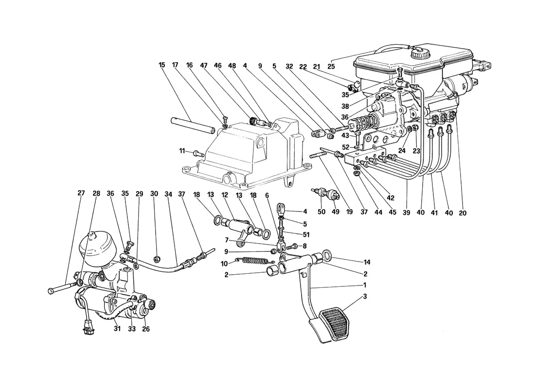 Brake Hydraulic System (For Car With Antiskid System)