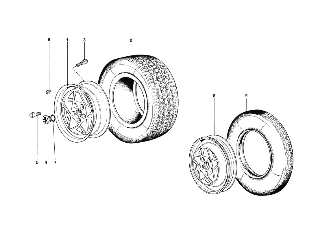 Wheels (Up To Car No. 76625)