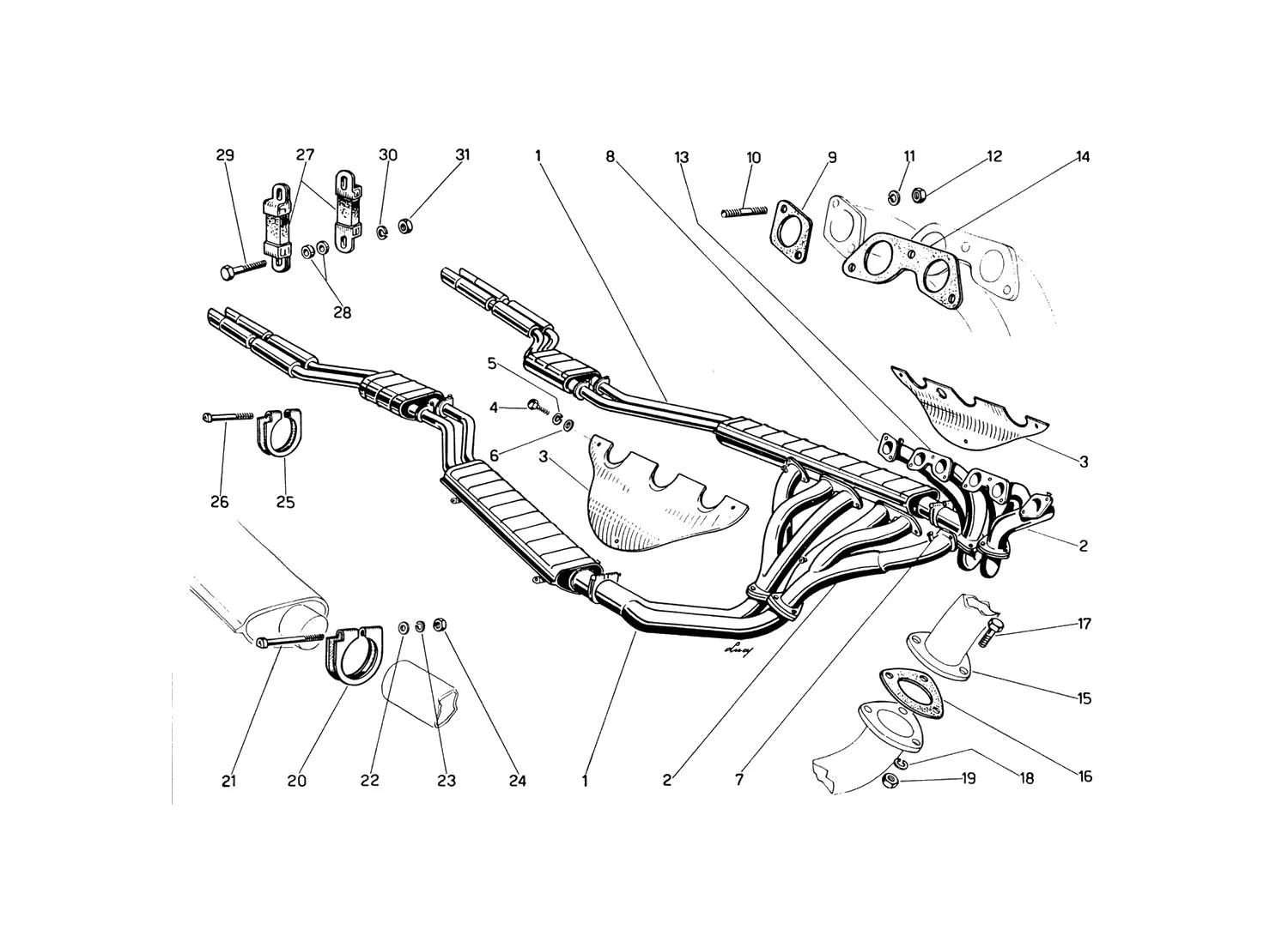Exhaust Manifolds, Silencers And Extensions