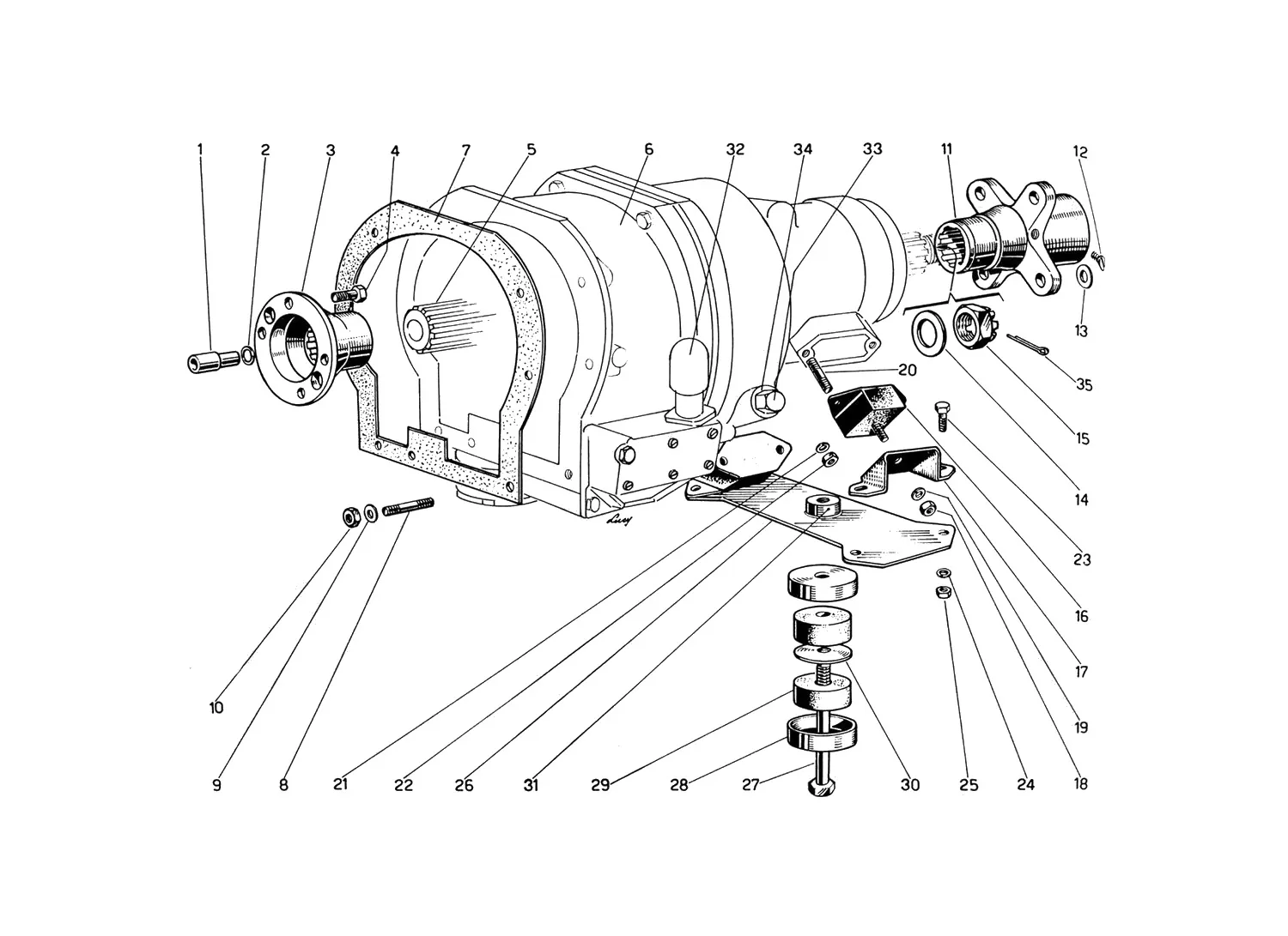 Overdrive And Gearbox Clamping