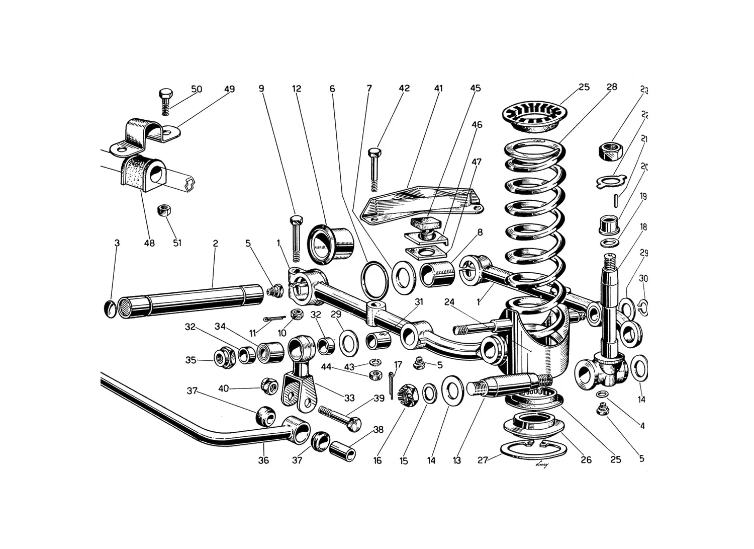 Front Wheel Suspension Bottom Arms