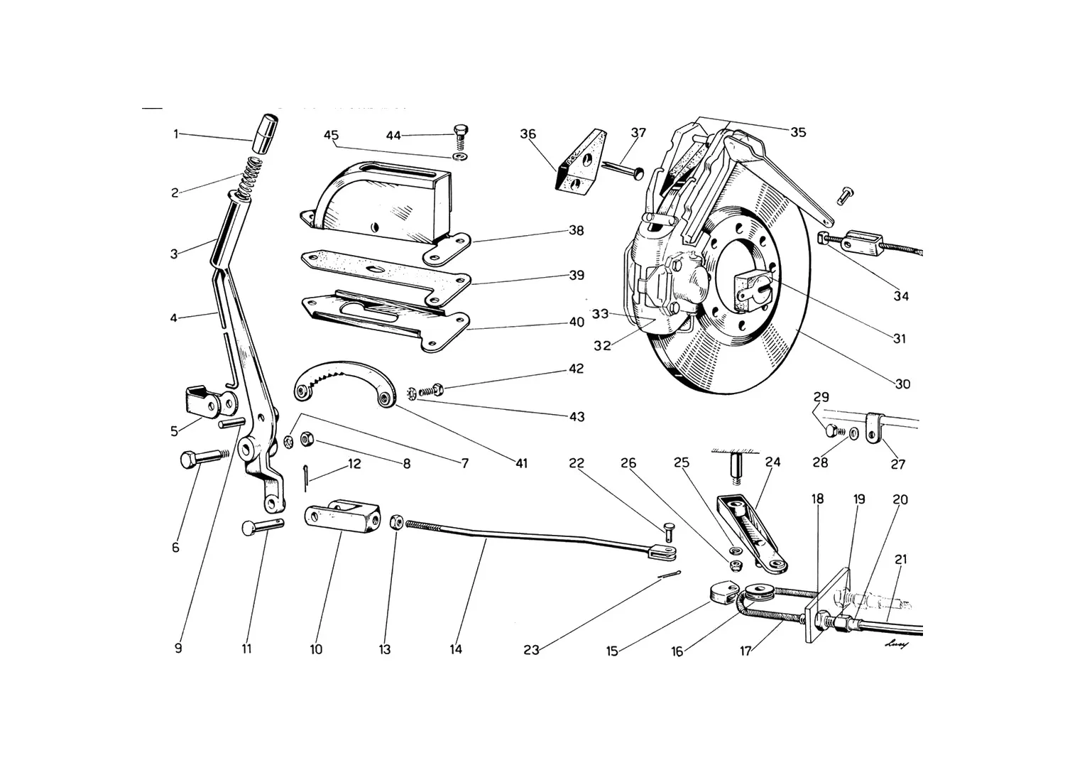 Rear Brakes And Handbrake