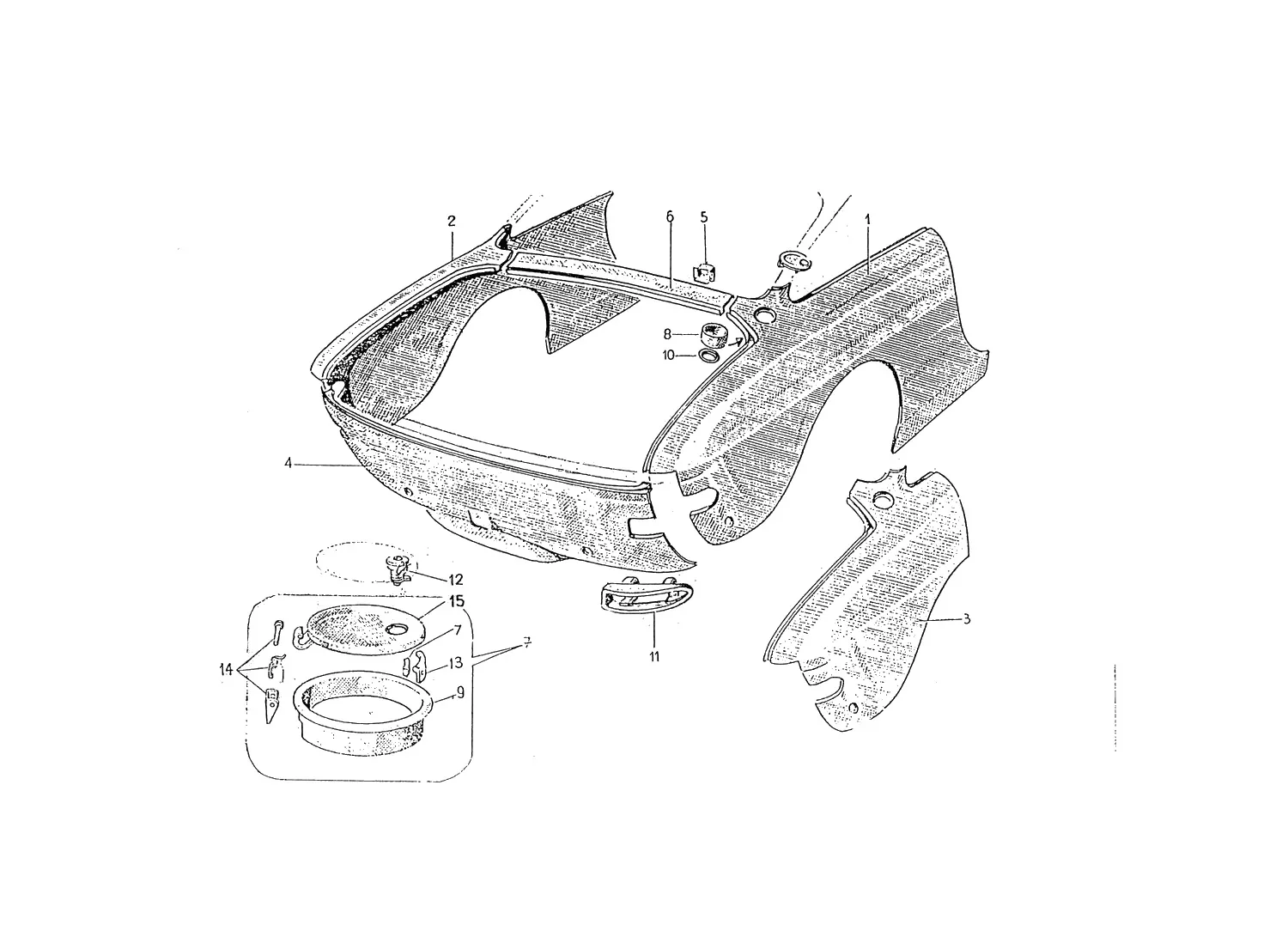 Rear Body Panels (Mk1 LHD Upto 566 & RHD Upto 59)