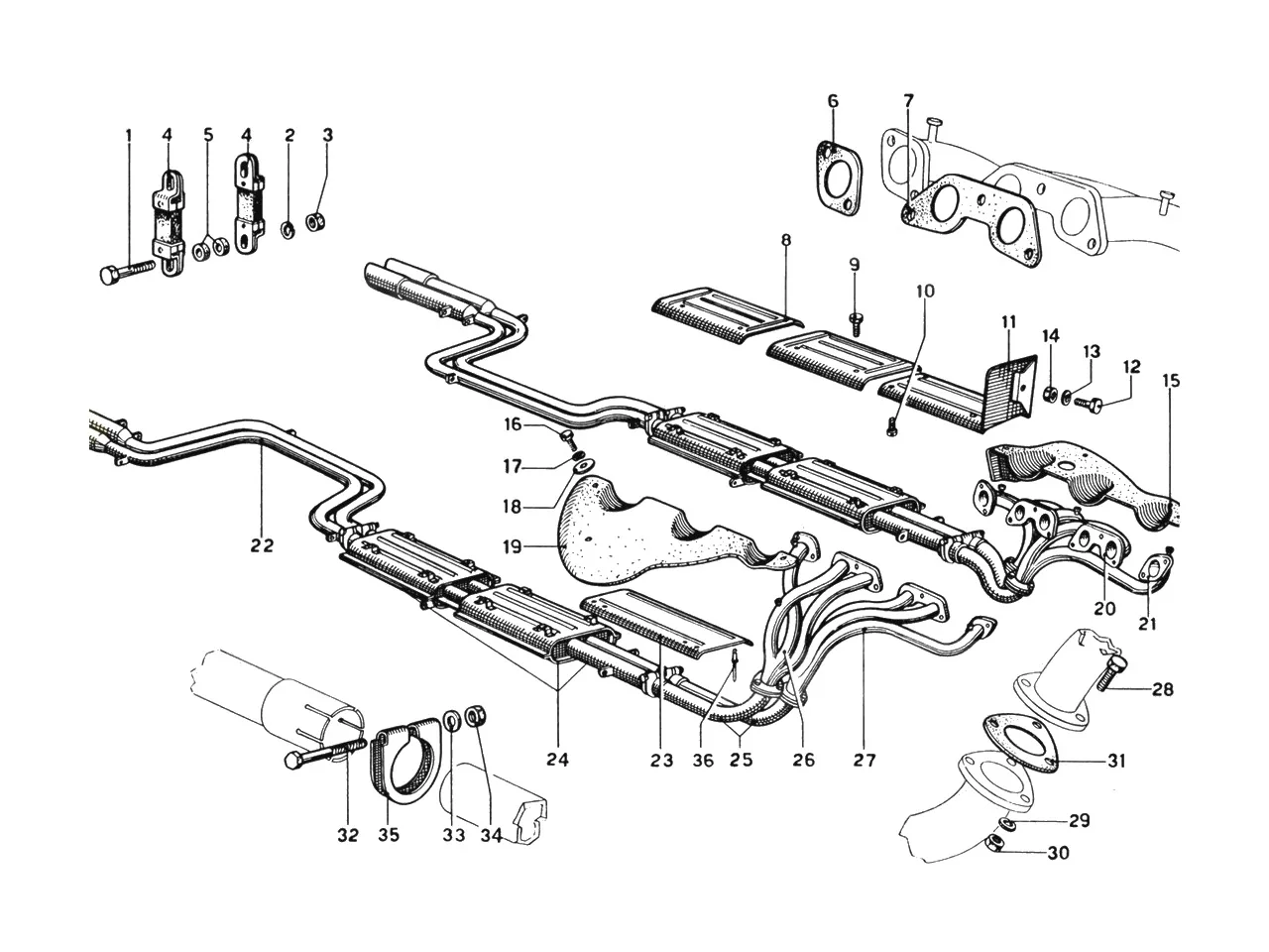 Exhaust Pipes Assembly