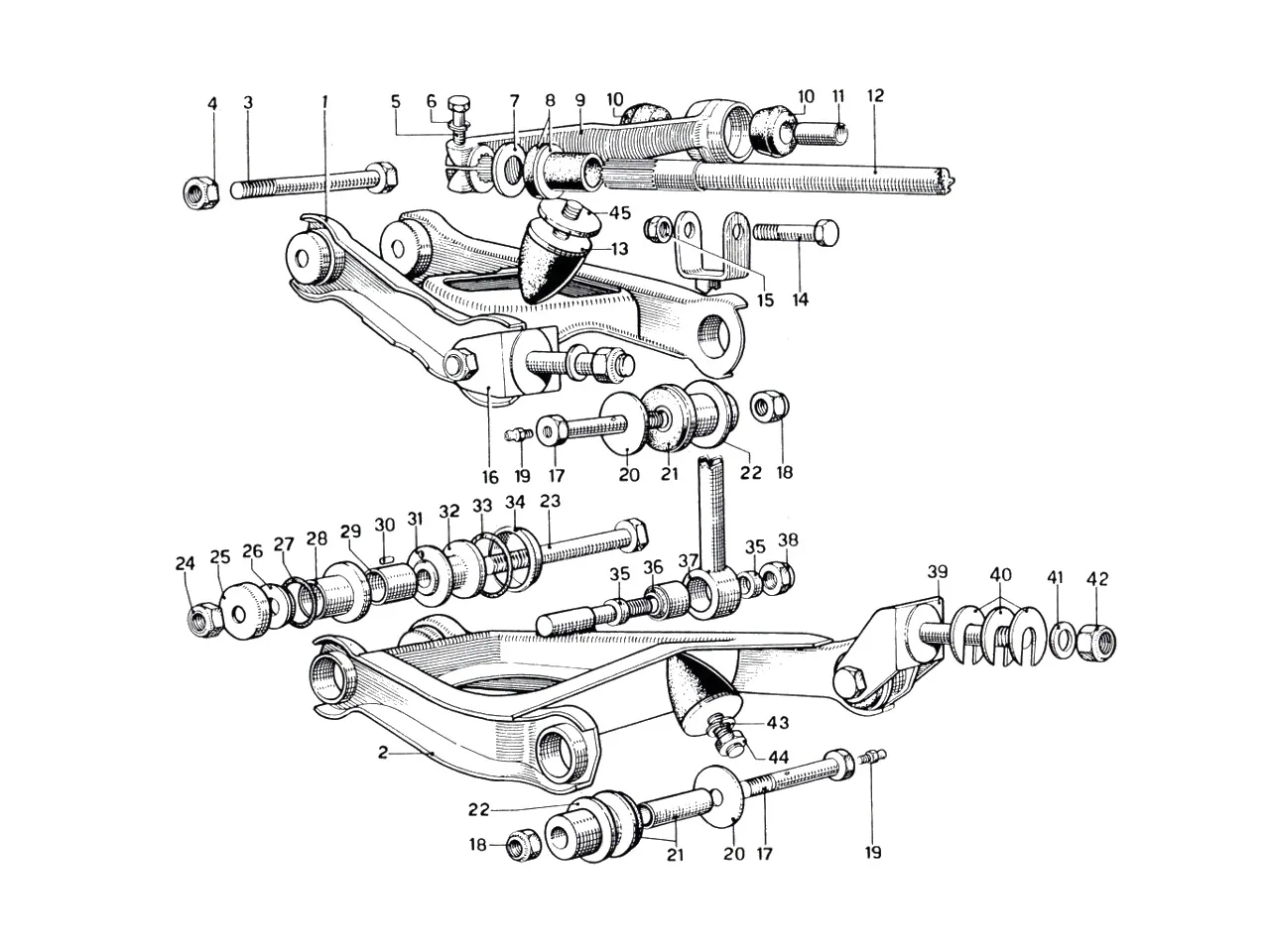 Rear Suspension - Levers