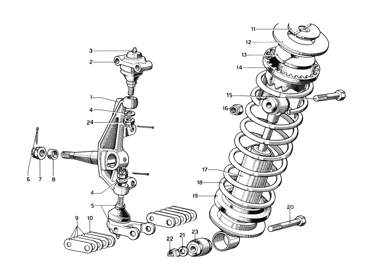Front Suspension - Steering Swivels