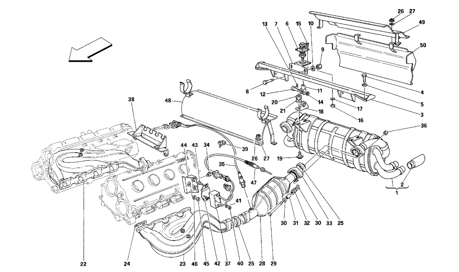 EXHAUST SYSTEM -Valid for USA AND CDN-