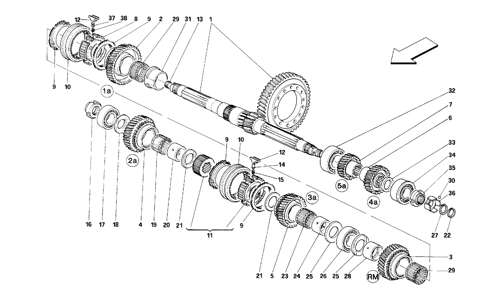 LAY SHAFT GEARS