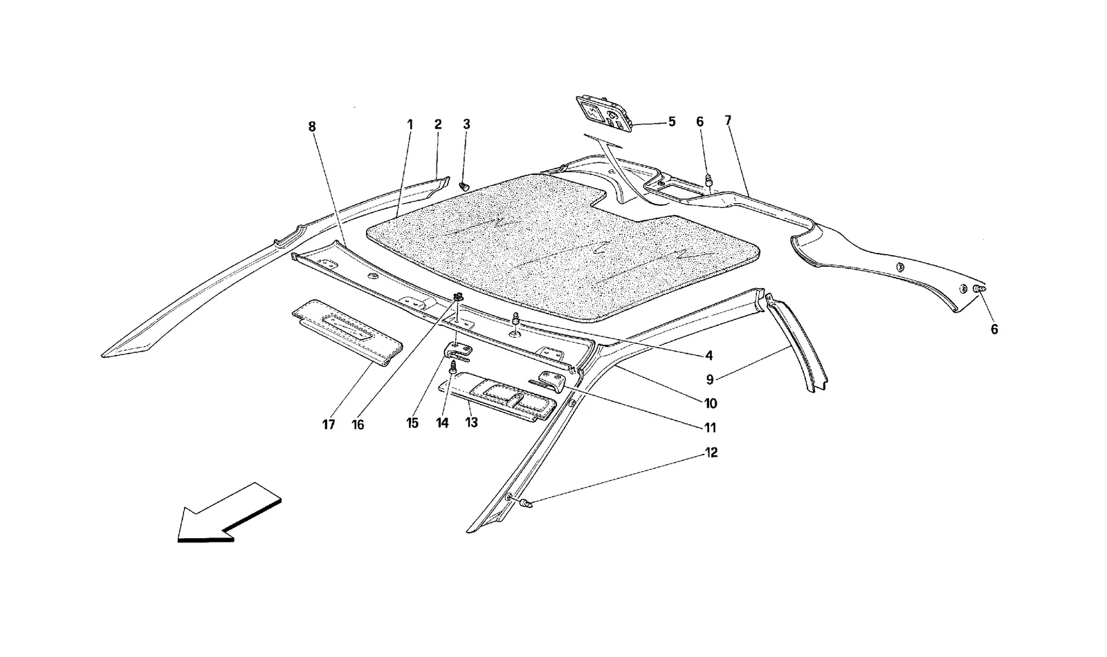 ROOF TRIMS -Valid for GTB-