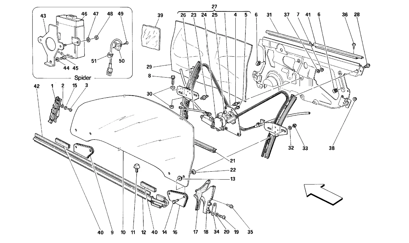 DOORS - GLASS LIFTING DEVICE
