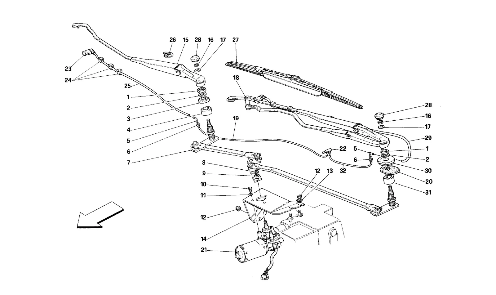WINDSHIELD WIPER AND CONTROLS