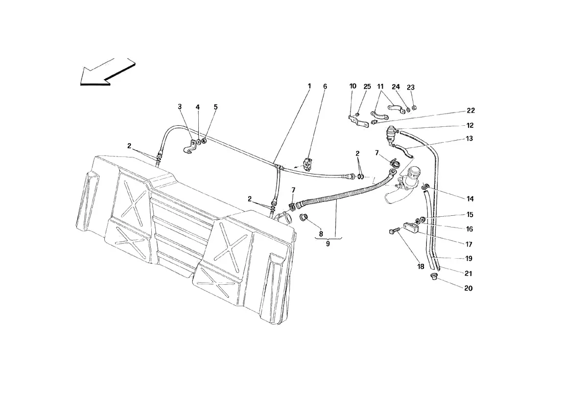 Gasoline Vent System - Not For Catalytic Vehicles