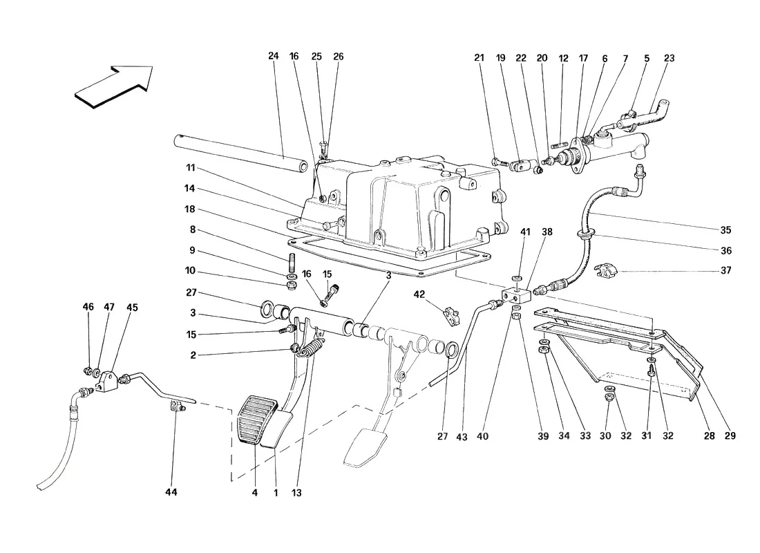 Clutch Release Control - Valid For RHD