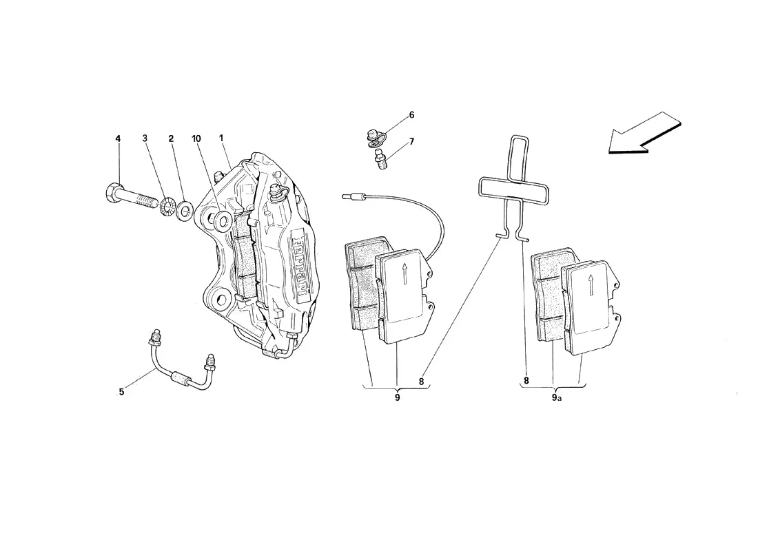 Calipers For Front And Rear Brakes
