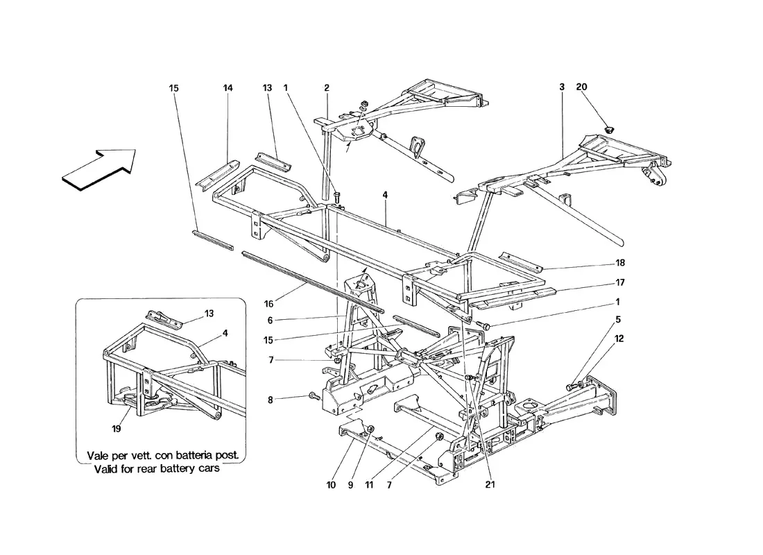 Frame - Rear Part Elements