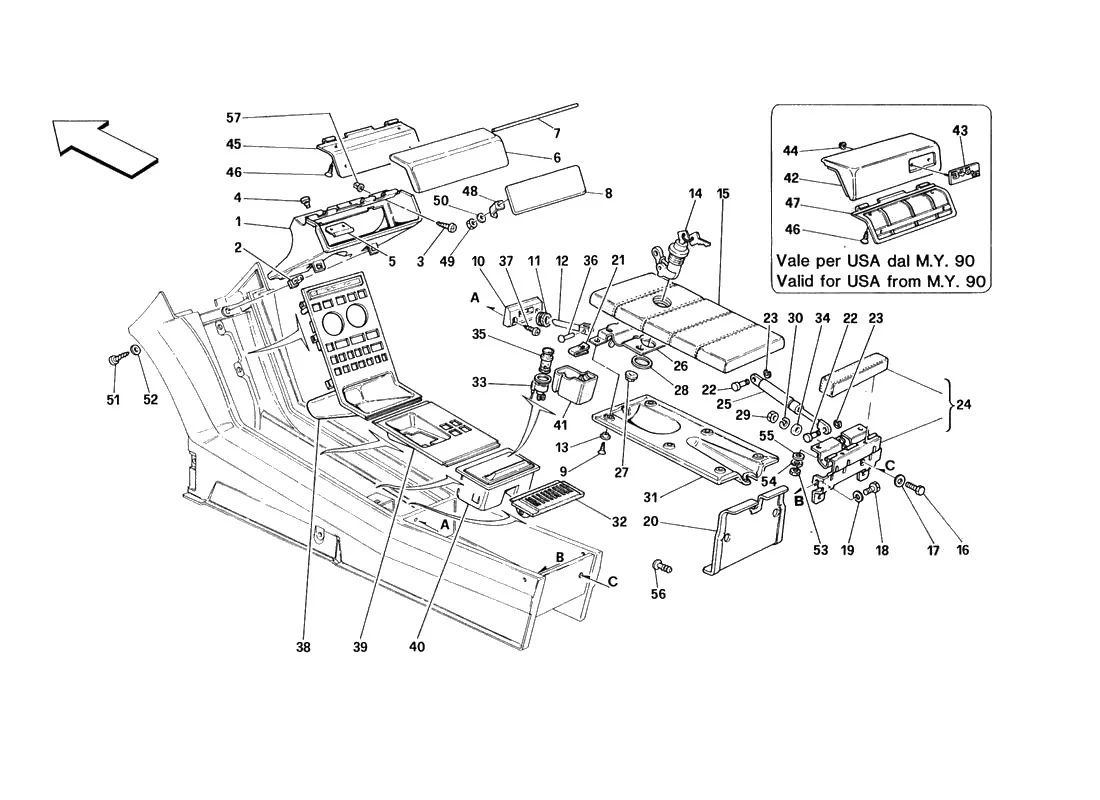 Tunnel - Accessories - Valid For Ts - Set Holder Without Door Version