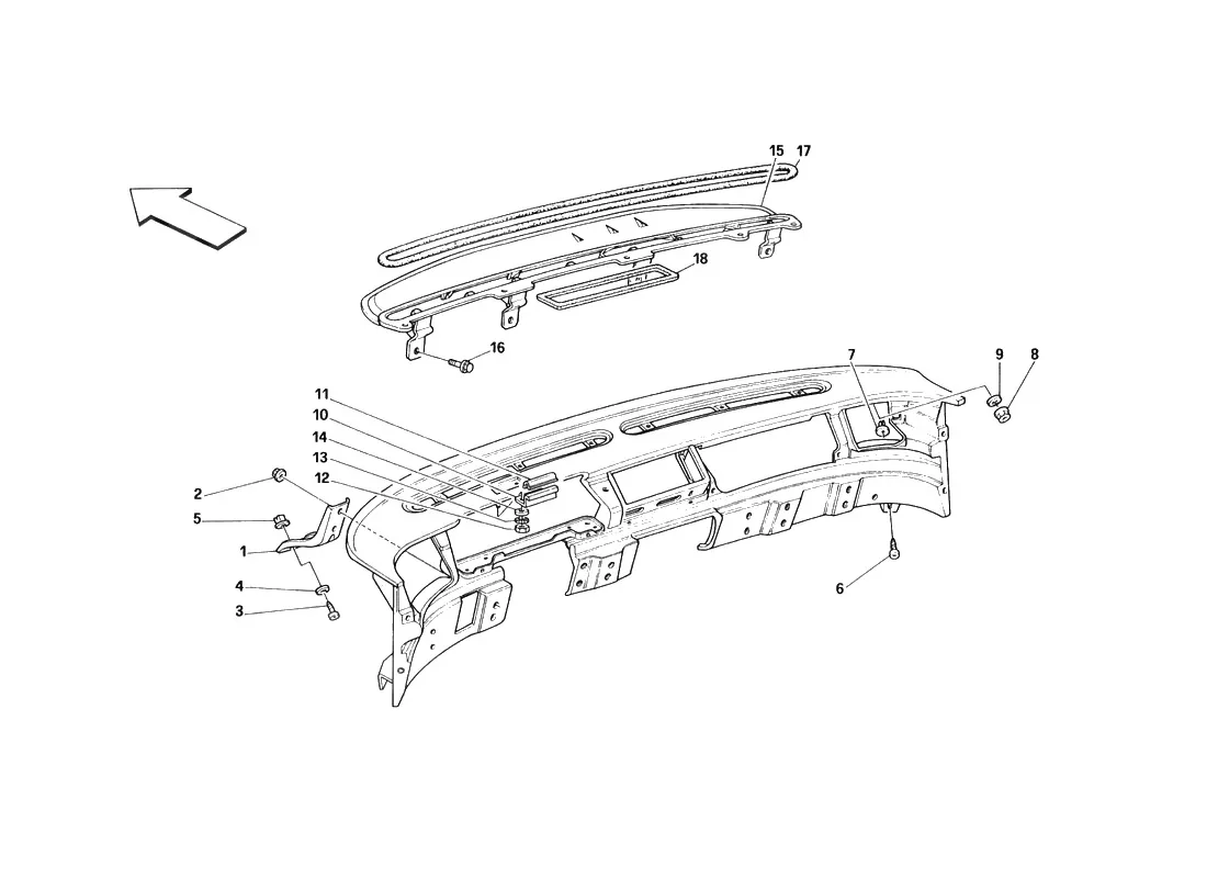 Dashboard - Trim And Accessories - Valid For Usa From M.Y. 90