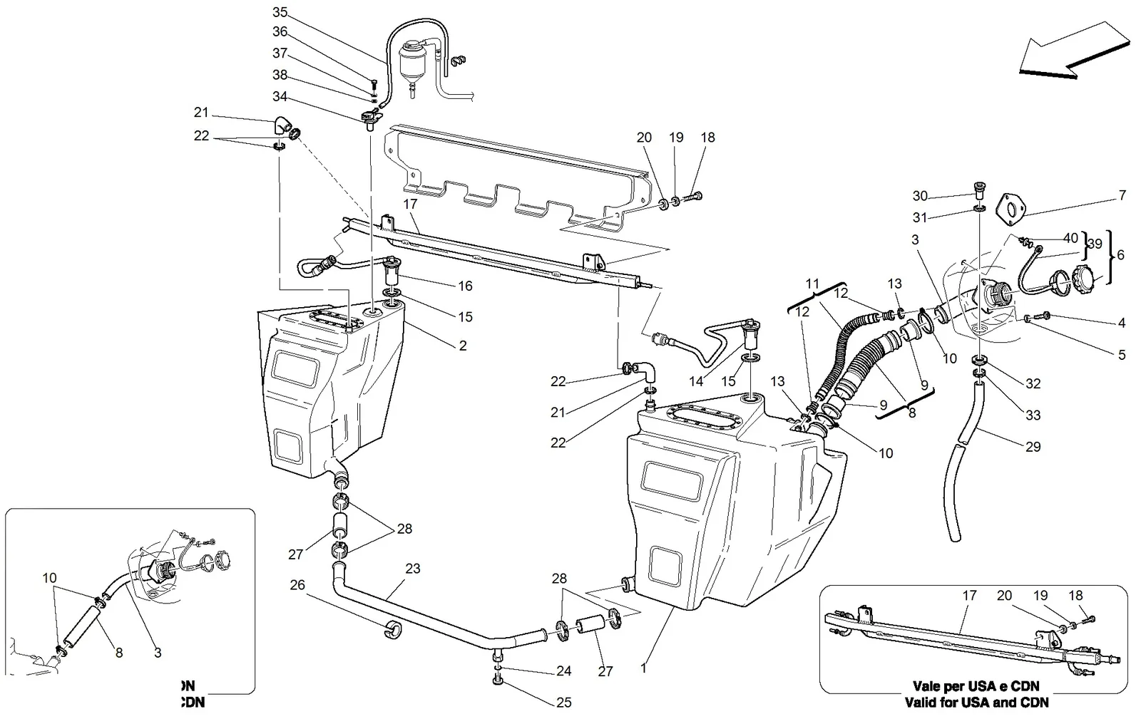 Fuel Tanks And Union