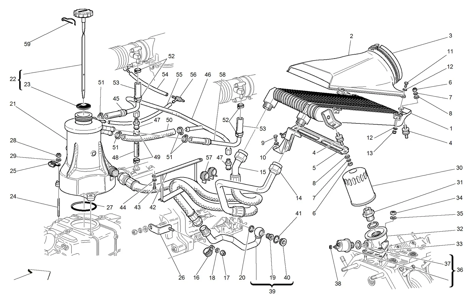 Lubrication System And Blow-By System