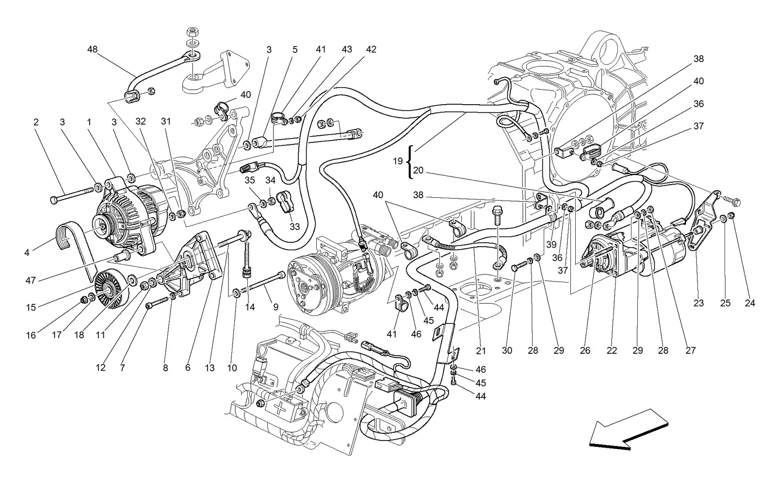 Current Generator - Starting Motor