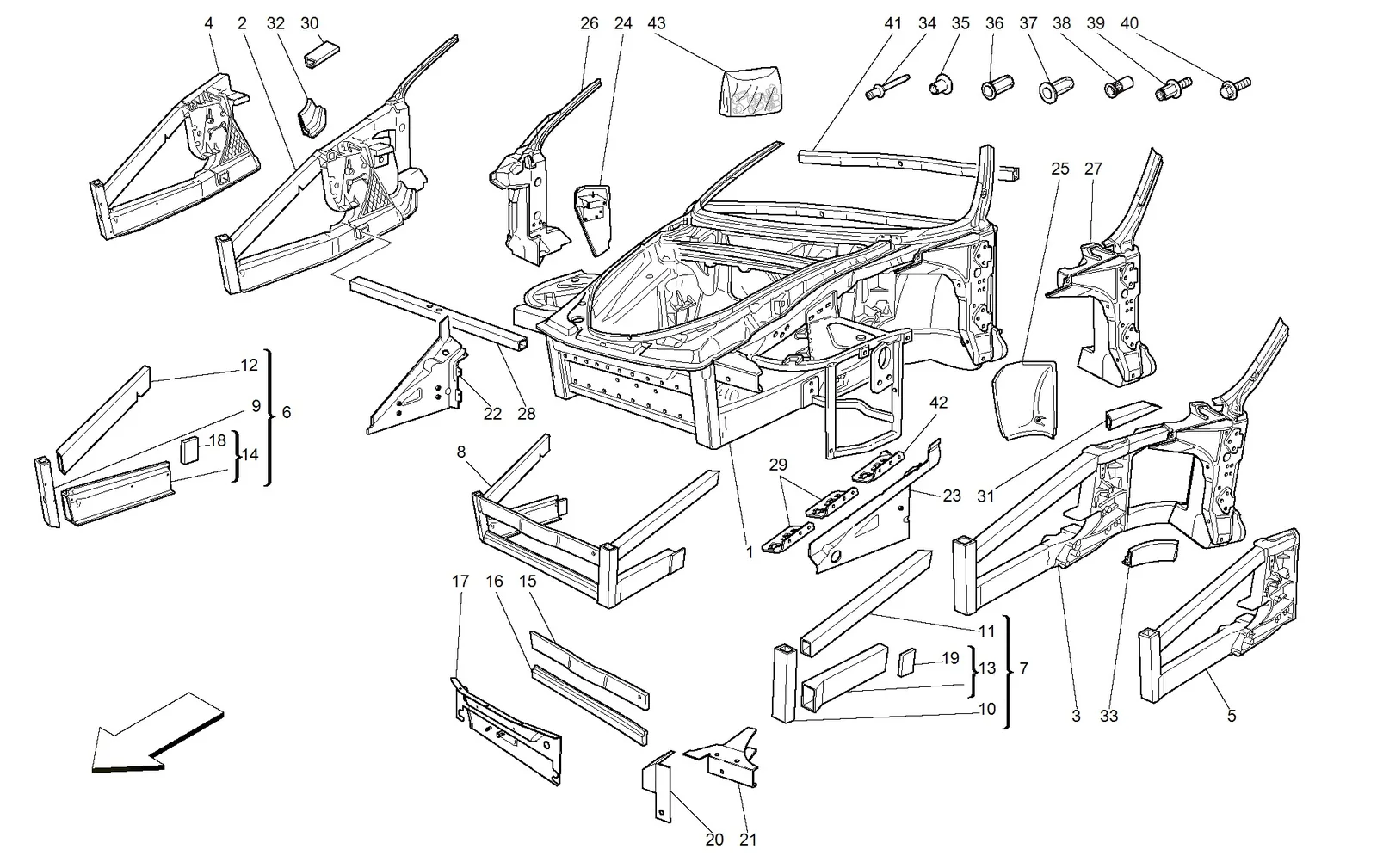 Frame - Front Elements Structures And Plates