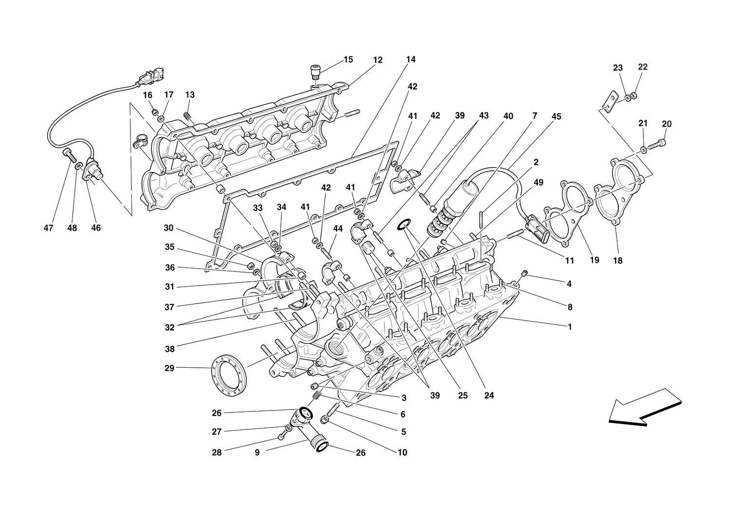 R.H. Cylinder Head