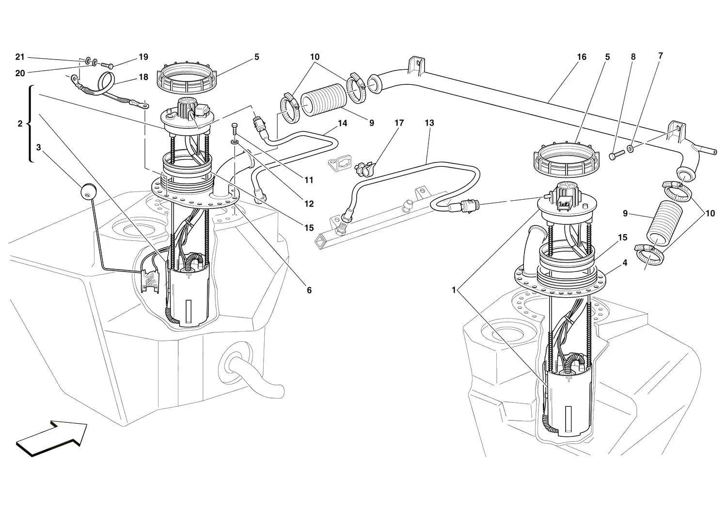 Fuel Pumps And Pipes
