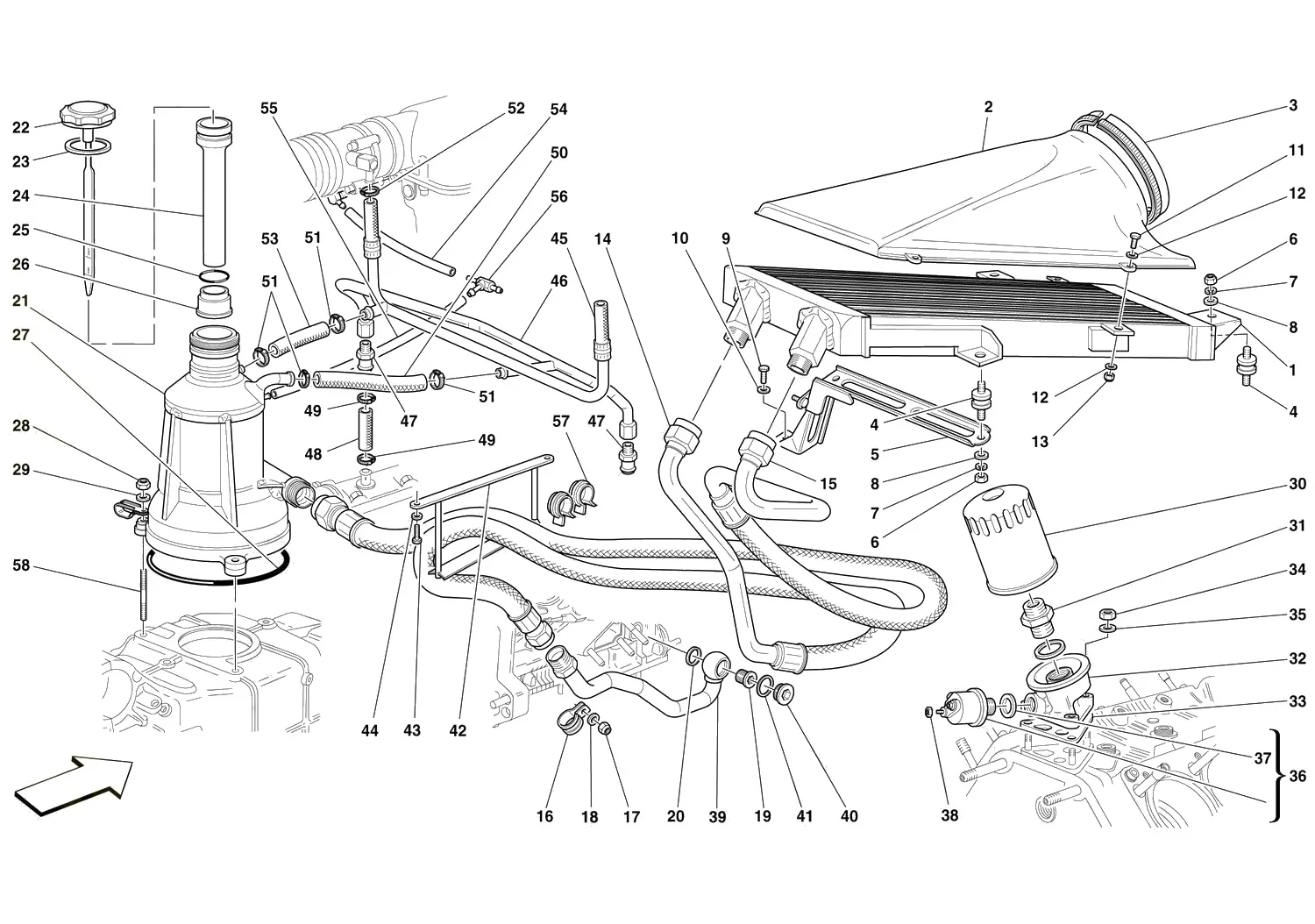 Lubrication System And Blow-By System