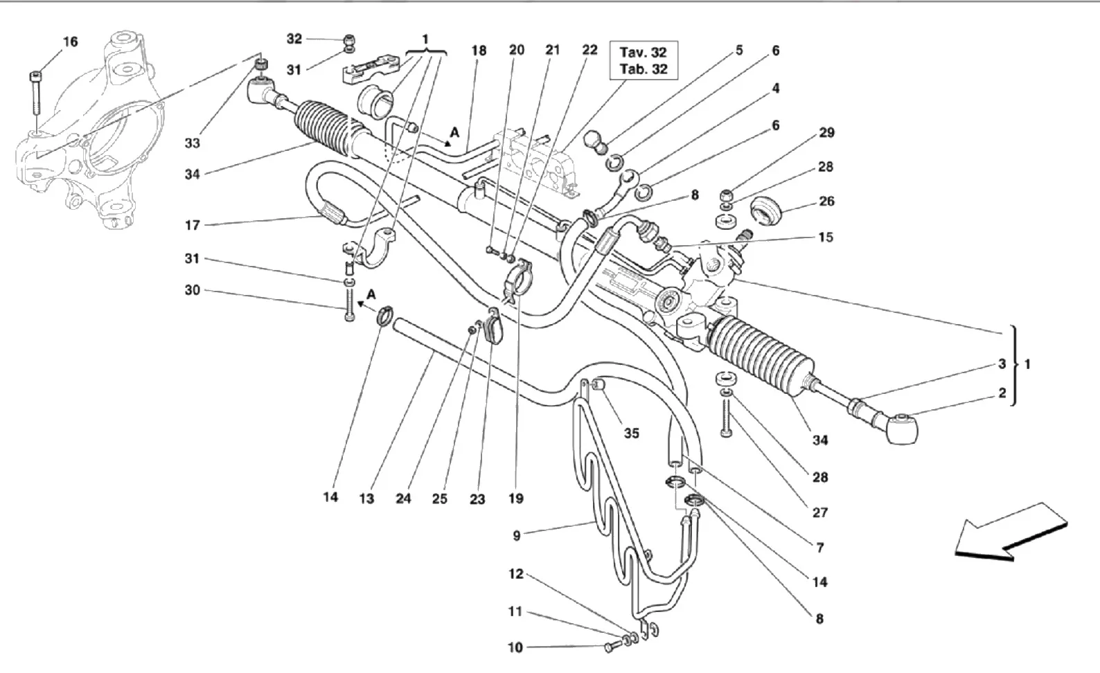 Hydraulic Steering Box And Serpentine