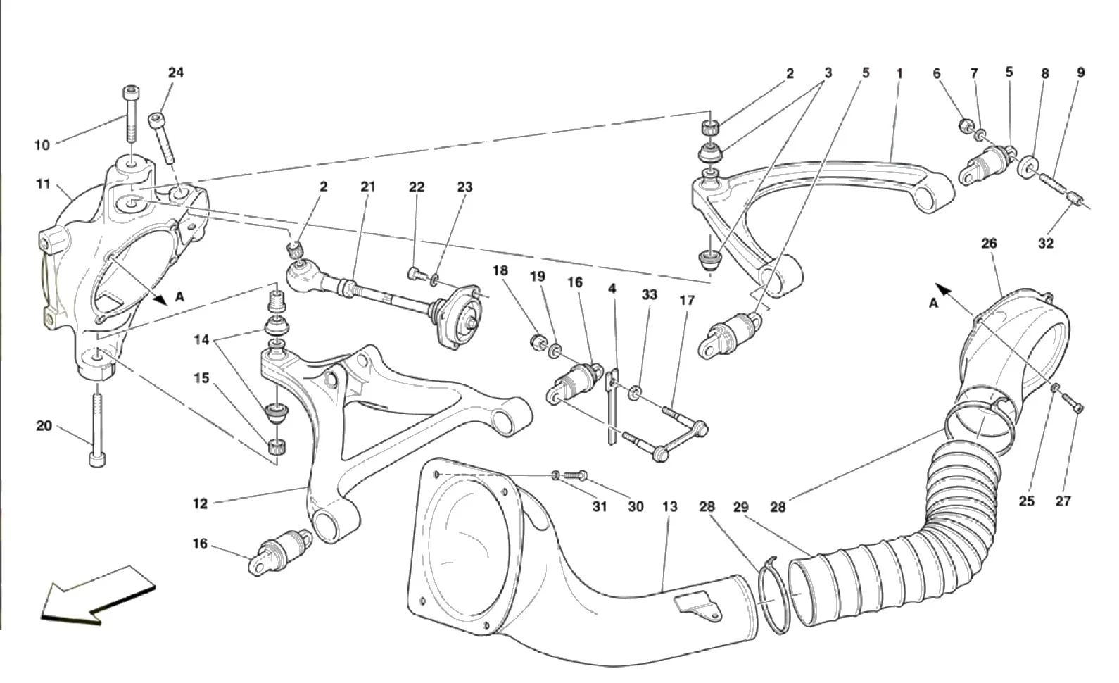 Rear Suspension - Wishbones