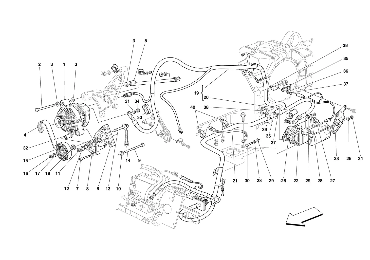 Current Generator - Starting Motor