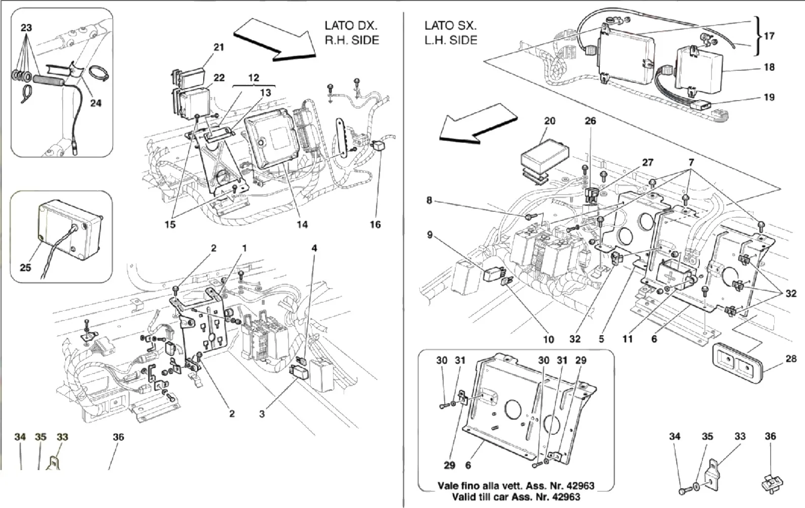 Rear Passengers Compartment Control Stations