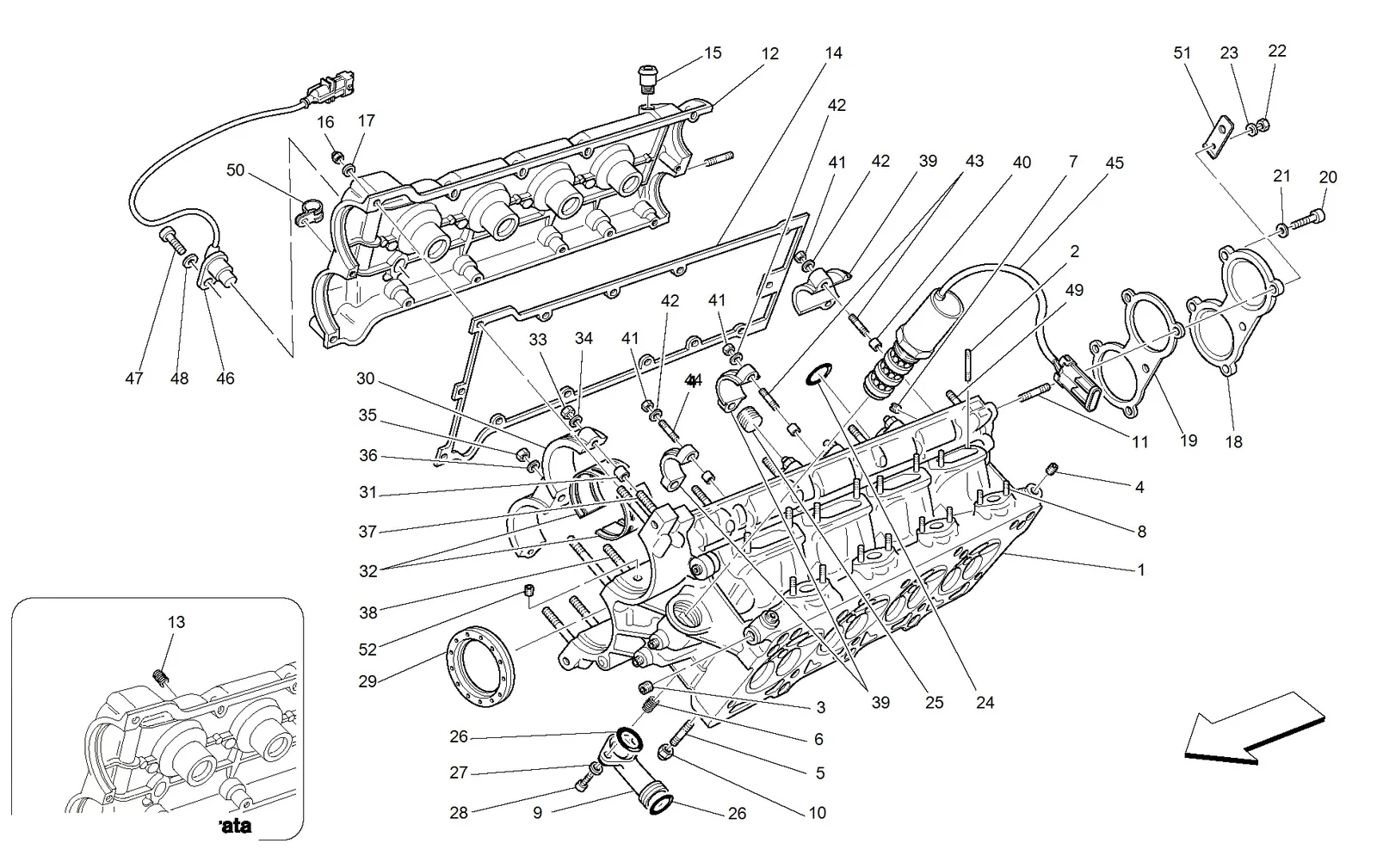 R.H. Cylinder Head