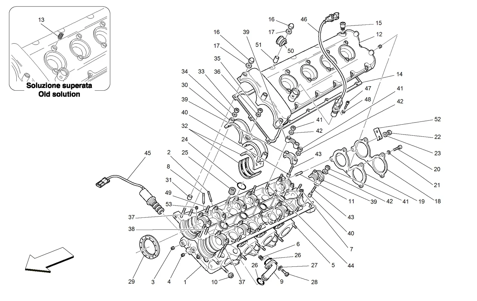 L.H. Cylinder Head