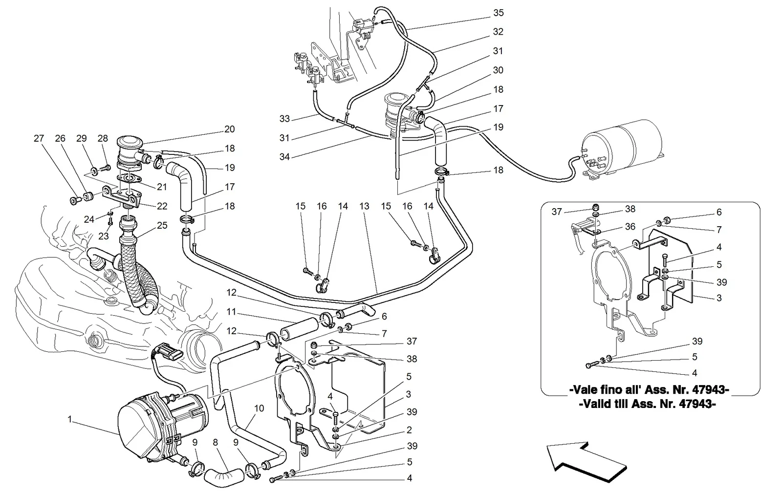 Secondary Air System -Valid For Usa My 2000,2001,2002,2003,2004 And Cdn My 2000,2001,2002,2003,2004-