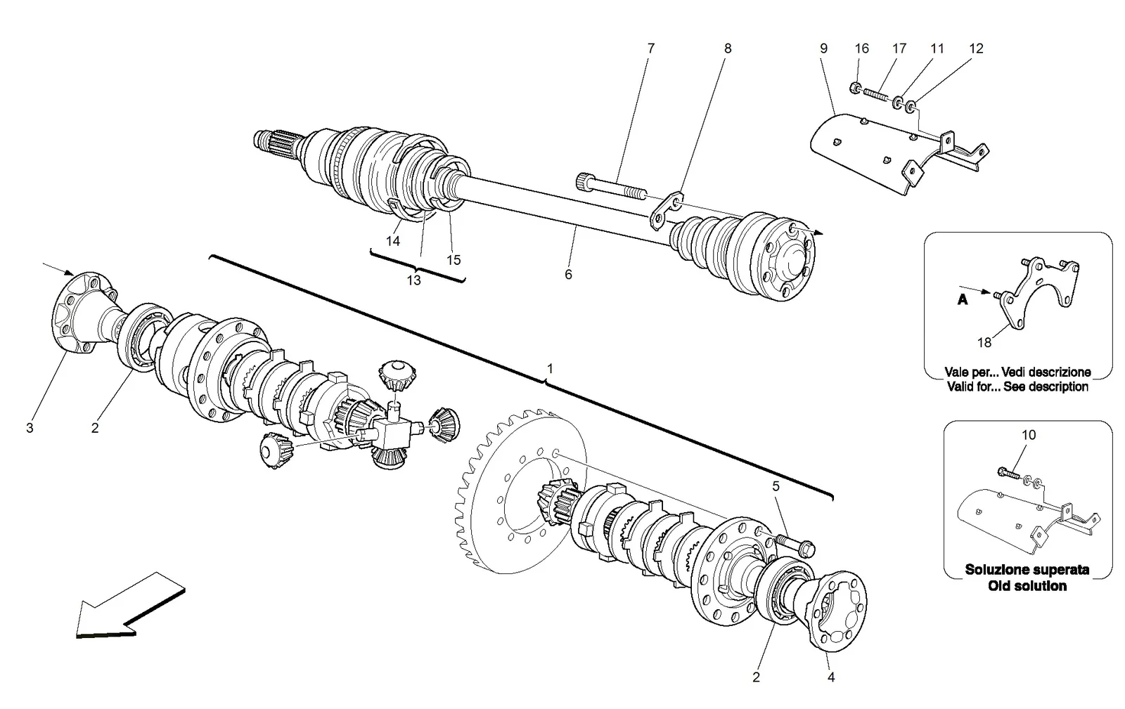 Differential And Axle Shaft