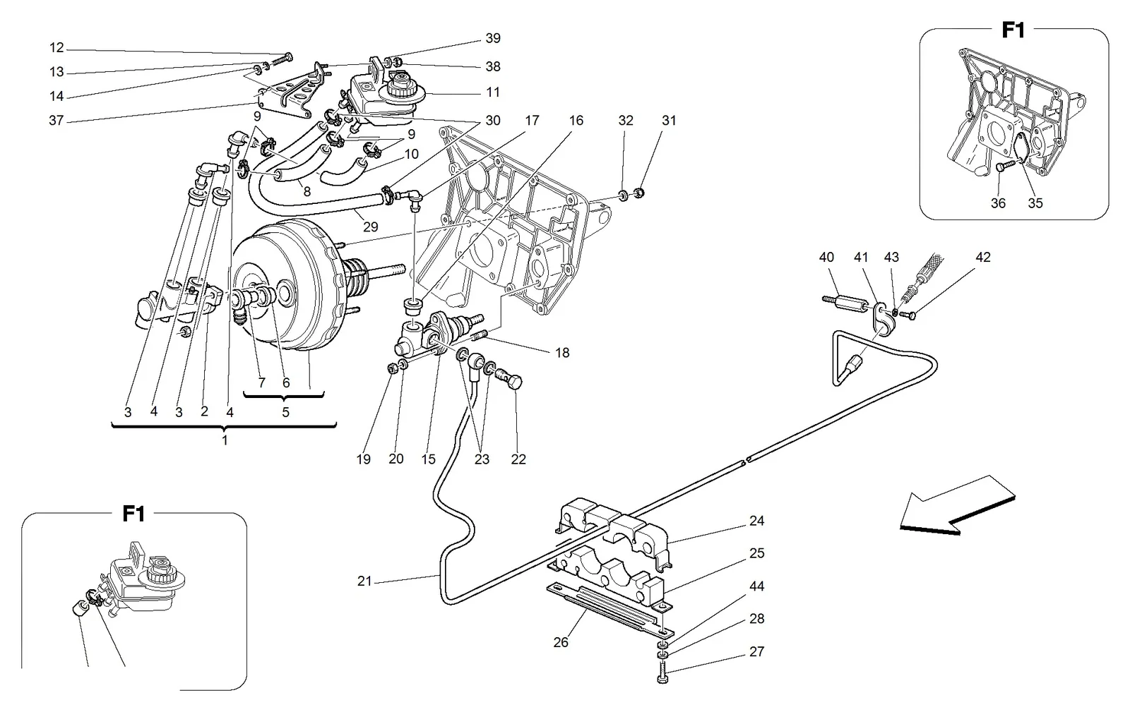 Brakes And Clutch Hydraulic Controls -Valid For Gd-