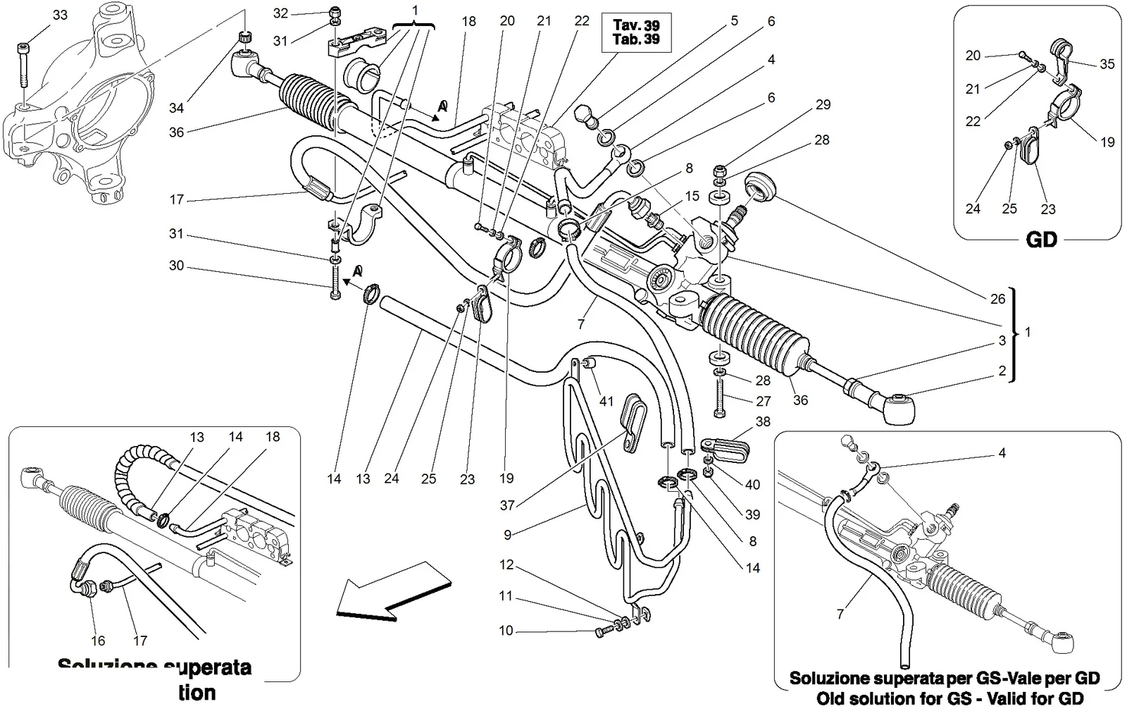 Hydraulic Steering Box And Serpentine