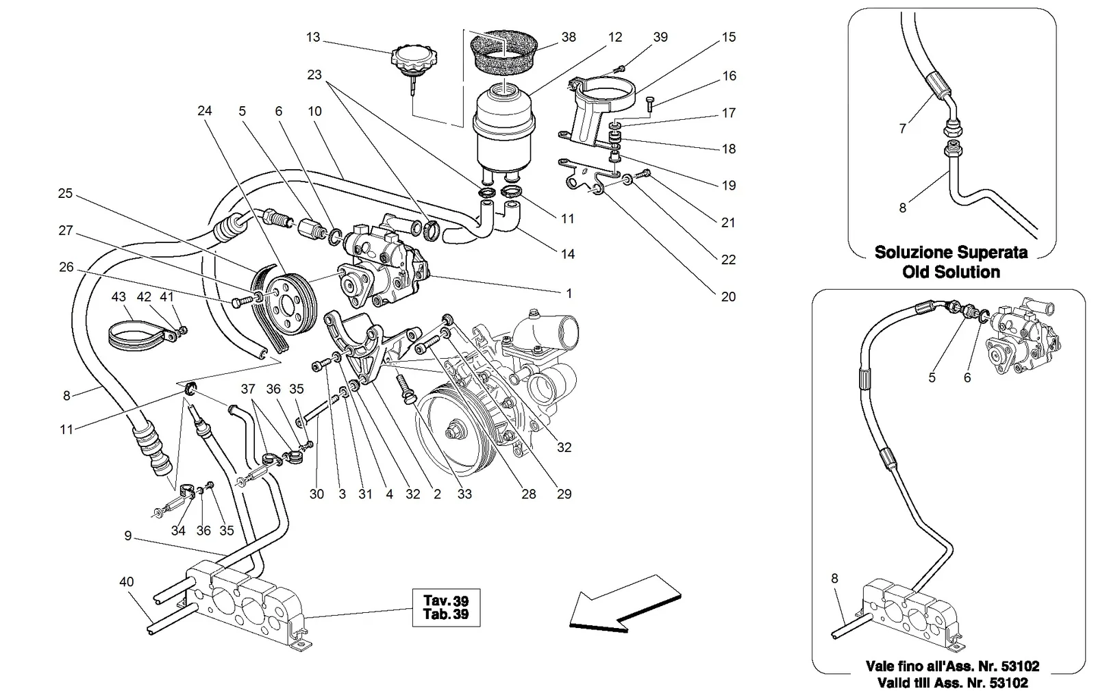 Hydraulic Steering Pump And Tank